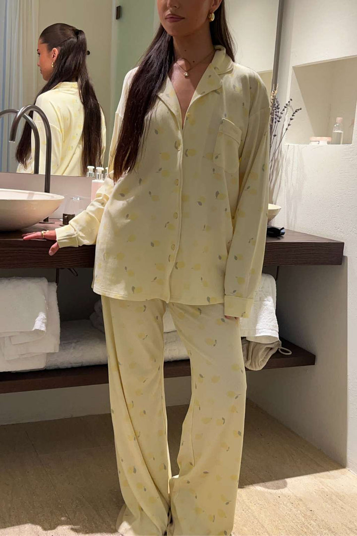 CITRUS BLOOM PYJAMAS SHIRT