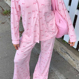 RIBBON BLISS PYJAMAS SHIRT