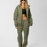 SIGNATURE OVERSIZED ZIP HOODIE