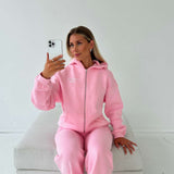 I ♥ FITBERRY OVERSIZED ZIP HOODIE