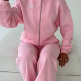 I ♥ FITBERRY OVERSIZED ZIP HOODIE