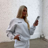 WELLNESS CLUB OVERSIZED CREWNECK