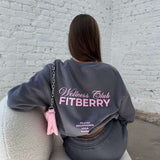 WELLNESS CLUB OVERSIZED CREWNECK