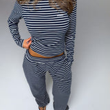 PRE-ORDER PALMER SOFT STRIPE WIDE LEG PANTS