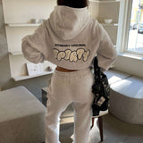 SPORTY FLARED JOGGERS