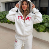 SÒL EDIT OVERSIZED ZIP HOODIE