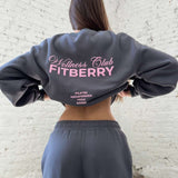 WELLNESS CLUB OVERSIZED CREWNECK