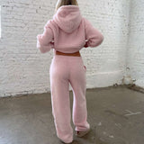 SNOW BUNNY FLARED JOGGERS