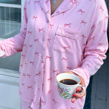 RIBBON BLISS PYJAMAS SHIRT