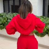 SÒL EDIT OVERSIZED ZIP HOODIE