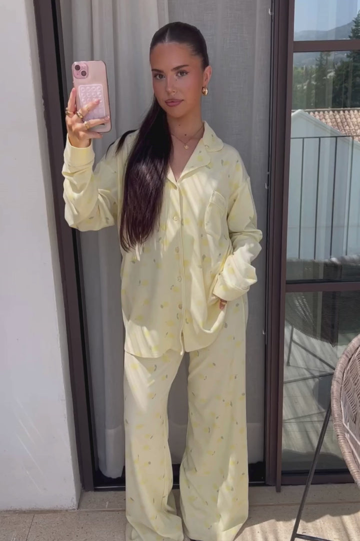 CITRUS BLOOM PYJAMAS SHIRT