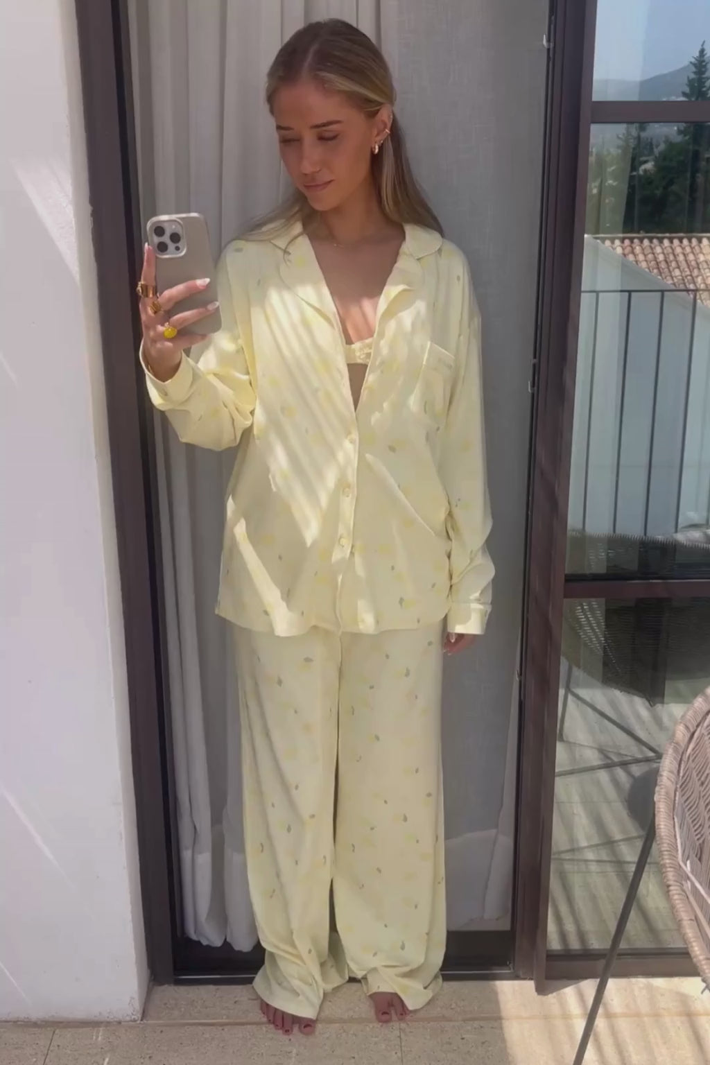 CITRUS BLOOM PYJAMAS SHIRT